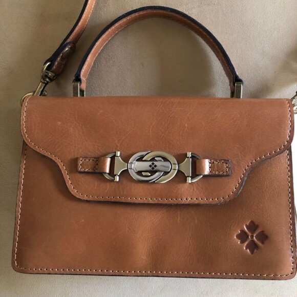 Patricia Nash Porcili Top Handle Bag in Biscuit NWT - Picture 4 of 13
